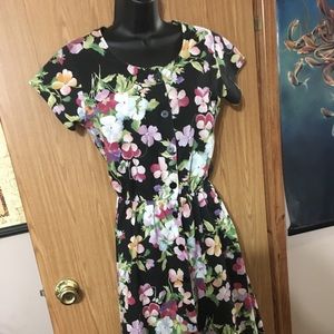Vintage 80s Floral Avon Dress Cottagecore